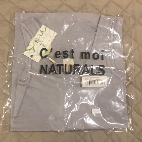 C’est moi Bamboo Tank NWT - Picture 2 of 2